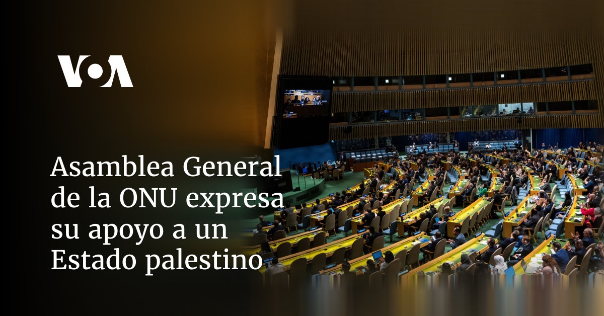 Asamblea General de la ONU expresa su apoyo a un Estado palestino