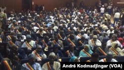 Vue des participants au forum pour les réformes institutionnelles à N'Djamena, le 19 mars 2018. (VOA/André Kodmadjingar)