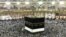 Tens of thousands of Muslim pilgrims make farewell tawaf (circulation) around the Kaaba inside the Grand Mosque on the final day of the annual Hajj pilgrimage in Mecca, Saudi Arabia, Sunday, Sept. 3, 2017. (Photo: M. Elshinnawi/VOA)