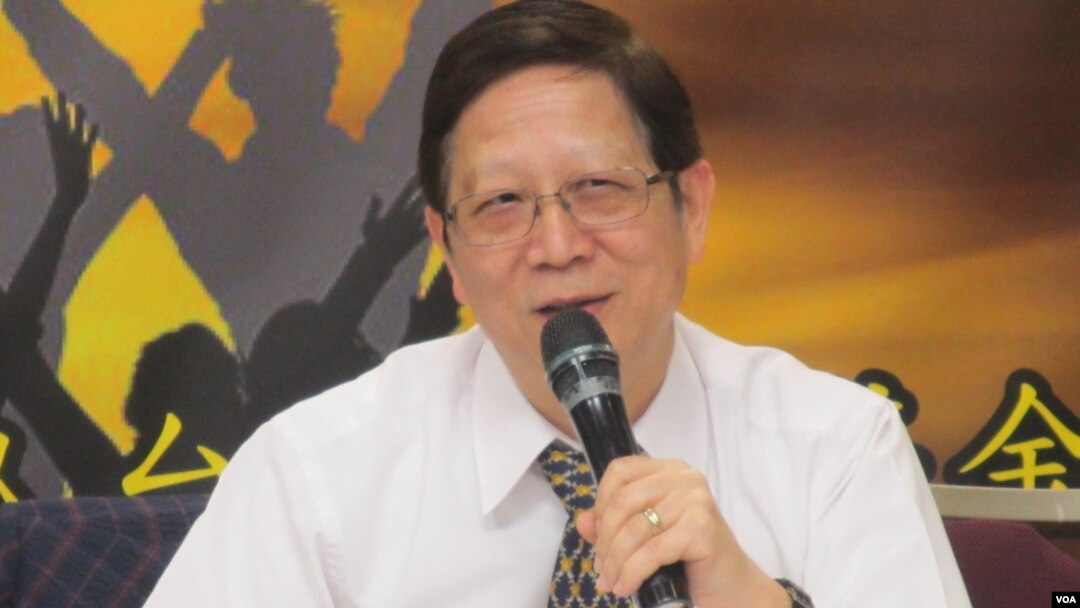世新大学新闻传播学院院长彭怀恩(美国之音张永泰拍摄)