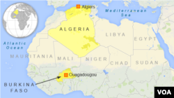 Hanyar da ya kamata jirgin ya bi daga Ouagadougou zuwa Algiers