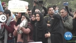 အိန္ဒိယဆန္ဒပြပွဲ မွတ်စလင်အမျိုးသမီးတွေ တက်ကြွ