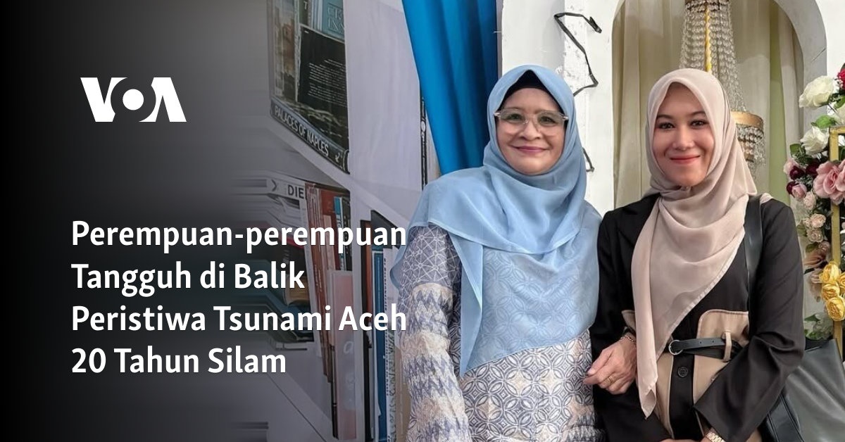 Perempuan-perempuan Tangguh di Balik Peristiwa Tsunami Aceh 20 Tahun Silam