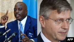 Le président de la RDC Joseph Kabila, à droite, et Jean-Pierre Lacroix, numéro 2 à l'ONU.