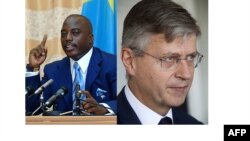 Perezida wa Repubulika iharanira demokarasi ya Kongo Joseph Kabila n'uwungirije umunyamabanga mukuru wa ONU Jean-Pierre Lacroix.