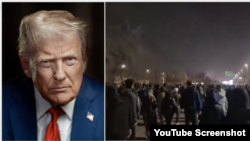 اعتراضات ایران - رییس جمهور دونالد ترمپ