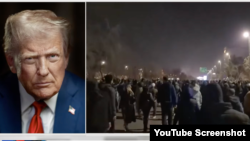 په ایران کې دوامدارې مظاهرې- د امریکا د متحدو ایالتونو ولسمشر، ډونالد ټرمپ