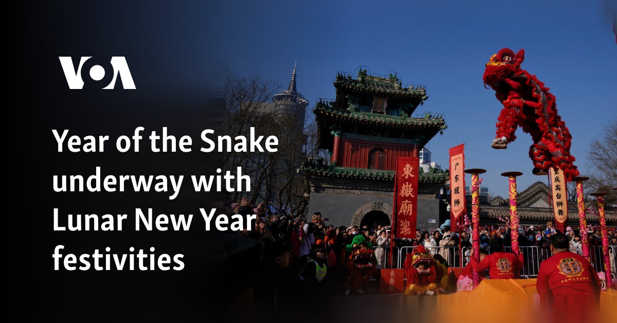 Year of the Snake underway with Lunar New Year festivities