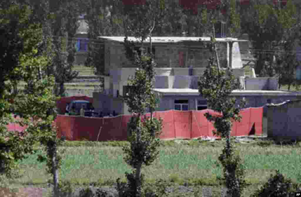 빈 라덴이 은둔해있던 장소로 밝혀진 파키스탄의 동북부 아보타바드 시의 저택 (2011년)
