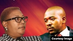 Muzvare Thokozani Khupe veMDC-T naVaNelson Chamisa veMDC Alliance. Vaviri ava vari kukurudzirwa kuti vagare pasi vataurirane vagadzirisane.