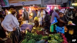 At a market in central Kabul (File Photo)