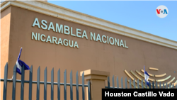 Sede de la Asamblea Nacional de Nicaragua, que controlan los partidarios del presidente Daniel Ortega. [Foto: Houston Castillo Vado, VOA]