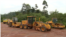 FILE - Abandoned road construction equipment in Matomb, Cameroon, Nov. 4, 2016. (M. Kindzeka/VOA)