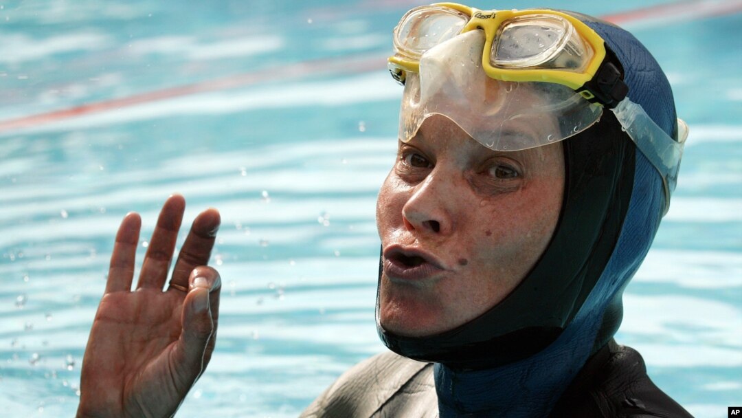 Natalia Molchanova, de Rusia, en una foto tomada en Suiza en agosto de 2005.