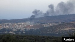 Последствия авиаудара правительственных войск в провинции Идлиб, Сирия. 28 октября 2012 года