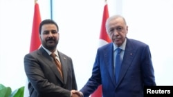 Serokwezîrê Îraqê Elî Zeydî û Serokê Tirkîyê R. T. Erdogan