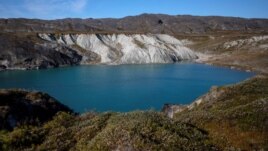 A land site with glacial mud is seen close to Nuuk, Greenland, September 10, 2021. REUTERS/Hannibal Hanschke