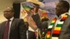 Zimbabwe President Emmerson Mnangagwa and Finance MInister Mthuli Ncube.