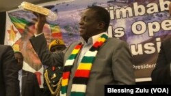 Zimbabwe President Emmerson Mnangagwa