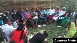 A group of village women meet at a coffee ceremony to discuss family planning and access to contraceptives. (Photo Credit: Marie Stopes International, Ethiopia)