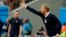 U.S. coach Juergen Klinsmann gives instructions to his players during their 2014 World Cup Group G soccer match against Portugal at the Amazonia arena in Manaus, Brazil, June 22, 2014.