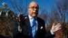 White House chief economic adviser Larry Kudlow talks with reporters about trade negotiations with China, at the White House, Dec. 3, 2018, in Washington. 