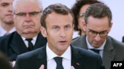 Le président français Emmanuel Macron à Paris, le 29 mai 2018.