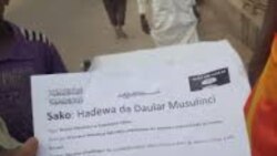 Takardar da Boko Haram Suka Rarraba A Geidam