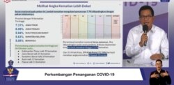 Juru Bicara Satgas Penanganan COVID-19 Prof Wiku Adisasmito dalam telekonferensi pers di Gedung BNPB, Jakarta, Kamis (8/10) mengingatkan potensi meluasnya wabah virus Corona akibat Aksi demonstrasi tolak UU Cipta Kerja (screenshoot )