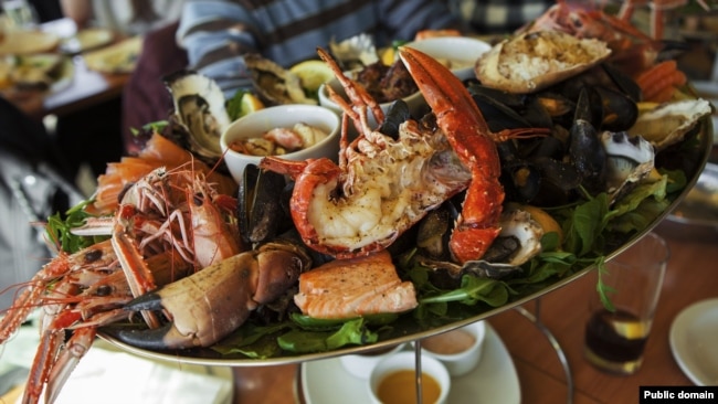 When someone makes a positive statement such as, "I love seafood," to show agreement, you can say, "So do I."