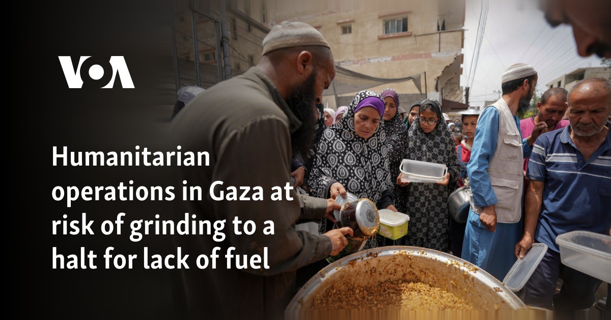 Humanitarian operations in Gaza at risk of grinding to a halt for lack ...