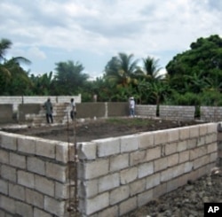 Livestock pens are built on Kiskeya Aqua Ferme, a Haiti farm.