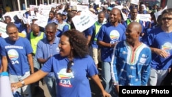 Democratic Alliance march and rally in Durban, South Africa, April 2014. (Photo courtesy DA)