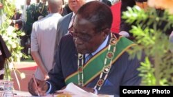 President Robert Mugabe may be serving his last term of office due to his advanced age. (File Photo)