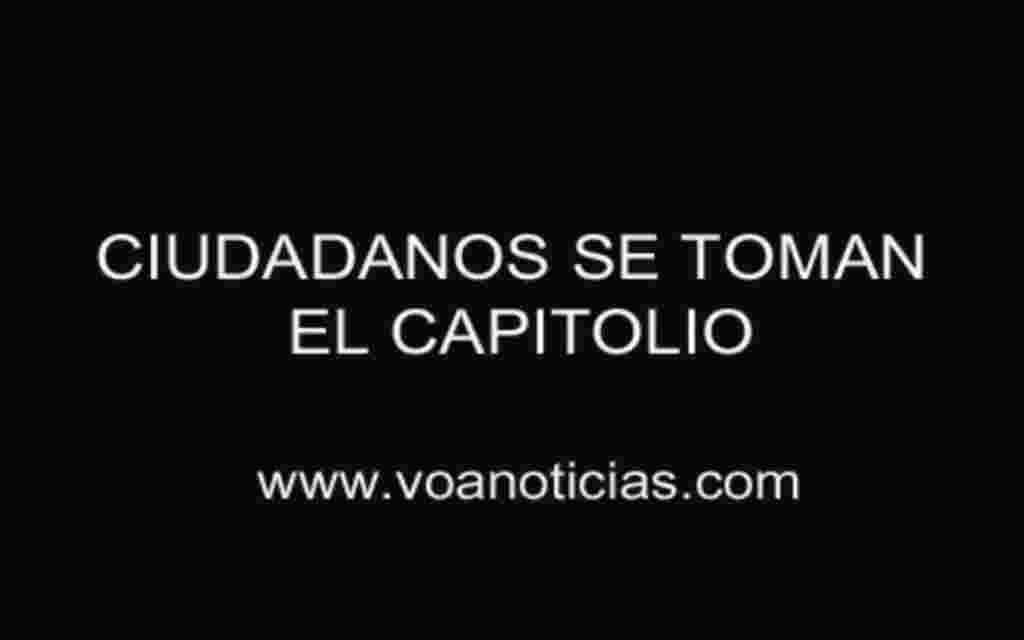 Ciudadanos se toman el Capitolio