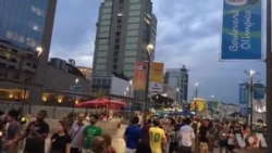 JO 2016: Les fans et les athlètes font la fête dans le Boulevard olympique de Rio