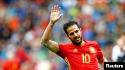 Cesc Fabregas lors d'un match amical international contre la Corée du Sud à Salzburg, en Australie le 6 janvier 2016