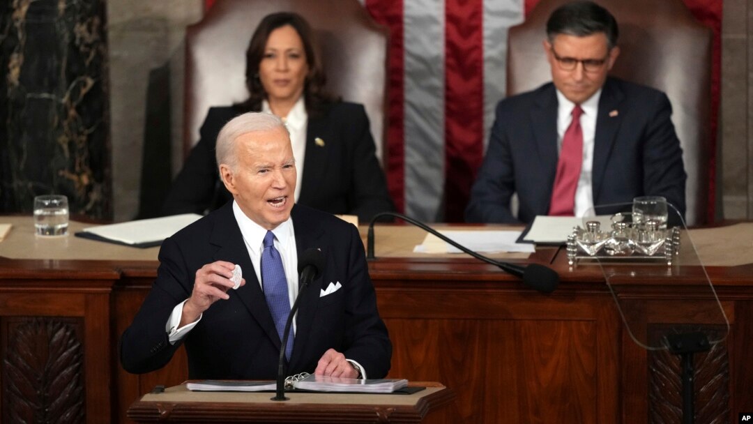 ABD Başkanı Biden Kongre'de Birliğin Durumu konuşması yaptı.