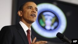 奧巴馬總統星期一於美國國防大學就利比亞問題發表全國電視直播演說