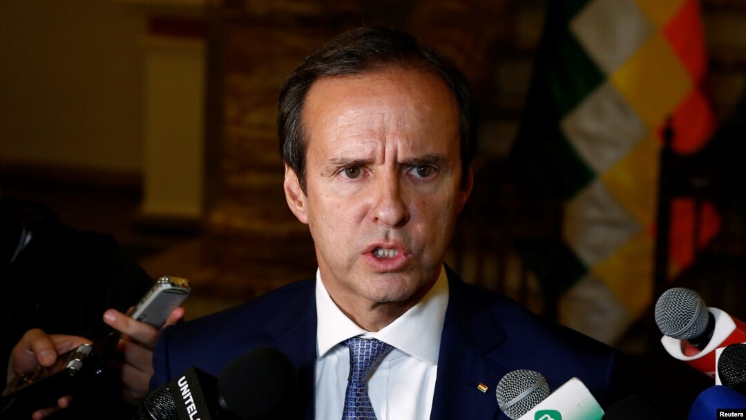 El expresidente de Bolivia Jorge Quiroga fue nombrado delegado ante la comunidad internacional, con la misión especial de explicar las violaciones a los derechos humanos ocurridas en el país.