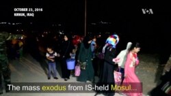 WATCH: Civilians Flee Mosul