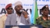 Ahmed Mohamed Islam better known as “Ahmed Madobe,” speaks after his reelection as President of Jubaland, a semi-autonomous state of Somalia, in Kismayo, on Aug. 22, 2019.