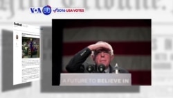 VOA60 Elections - Bernie Sanders has a wide lead in Iowa and New Hampshire