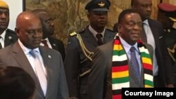 President Emmerson Mnangagwa and Botswona President Masisi