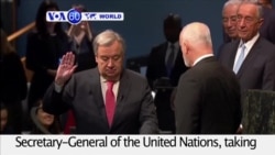 VOA60 World PM - António Guterres Sworn In as New UN Chief