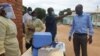 Chitungwiza Municipality Director of Health and Environmental Services Dr Kasu getting vaccinated at Seke South Clinic