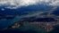 The Pacific Ocean entrance of the Panama Canal is seen on March 16, 2012, with Panama City in the foreground and the Bridge of the Americas over the canal.