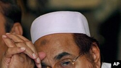 ນາຍ Hafiz Mohammad Saeed, ຜູ້ຕ້ອງສົງໄສ ທໍການໂຈມຕີທີ່ນະຄອນ ມູມໄບ ,ອິນເດຍ
ວັນທີ 3 ເມສາ 2012.