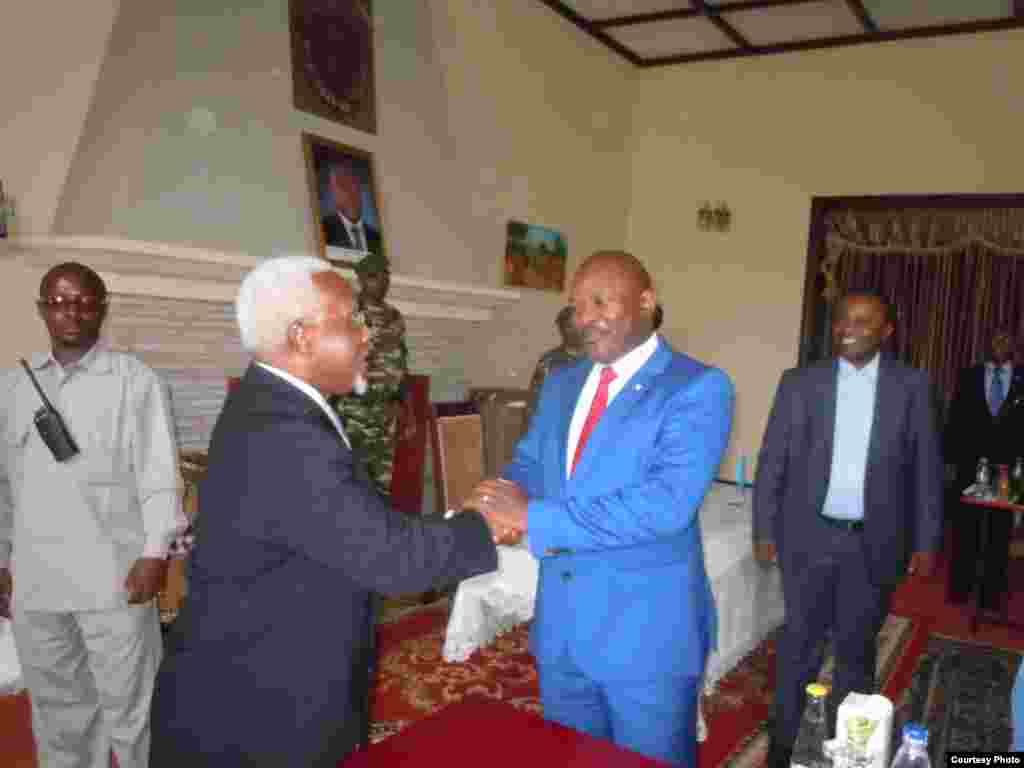 Muri palais i Gitega aho President nkurunziza yakiririye delegation onusienne.