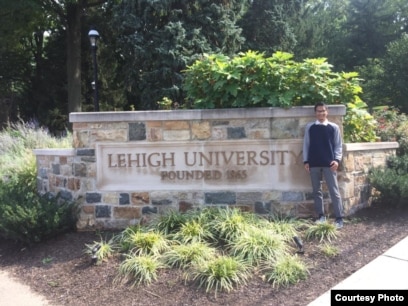 Aula Andika Fikrullah Al Balad, mahasiswa Indonesia di Lehigh University, Pennsylvania (dok: Aula)